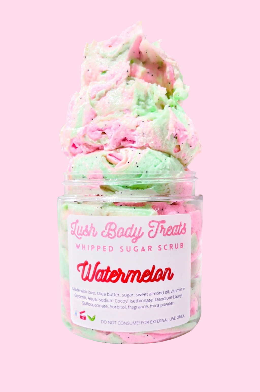 Watermelon Whipped Sugar Scrub