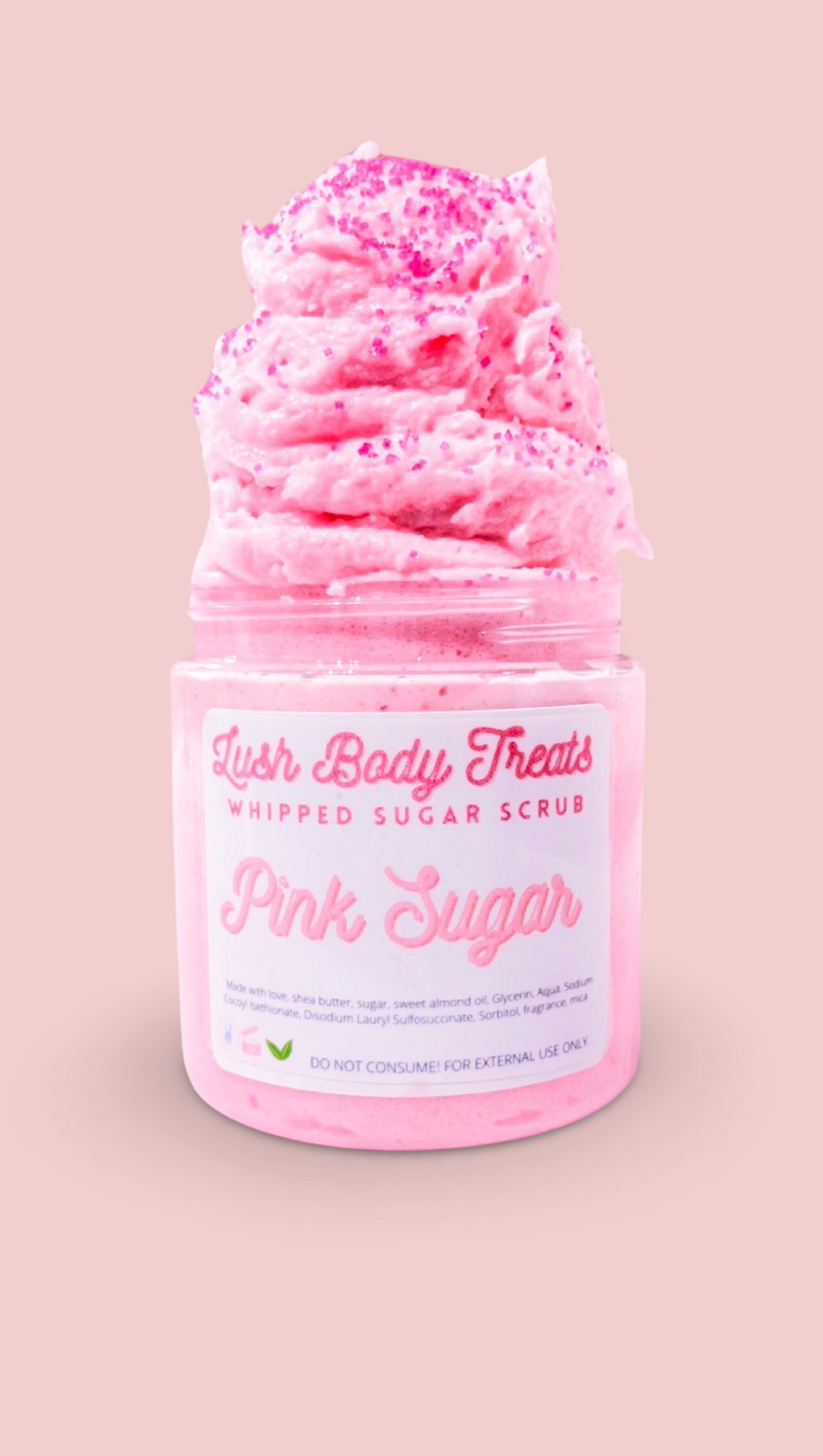 Pink Sugar Whipped Sugar Scrub